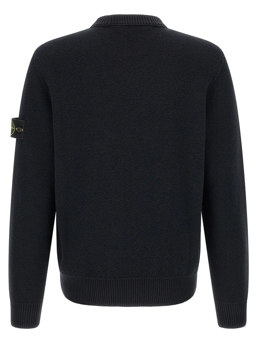 Stone Island Blue Virgin Wool Cardigan