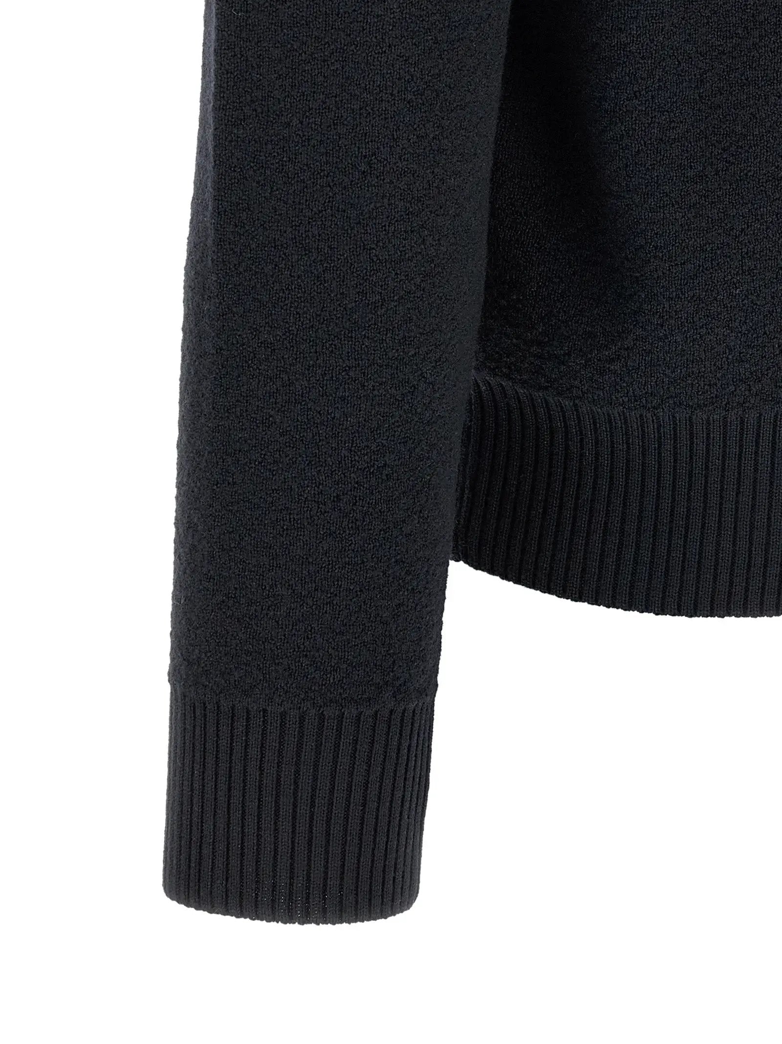 Stone Island Blue Virgin Wool Cardigan