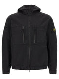 Stone Island Black Cotton Shell Jacket