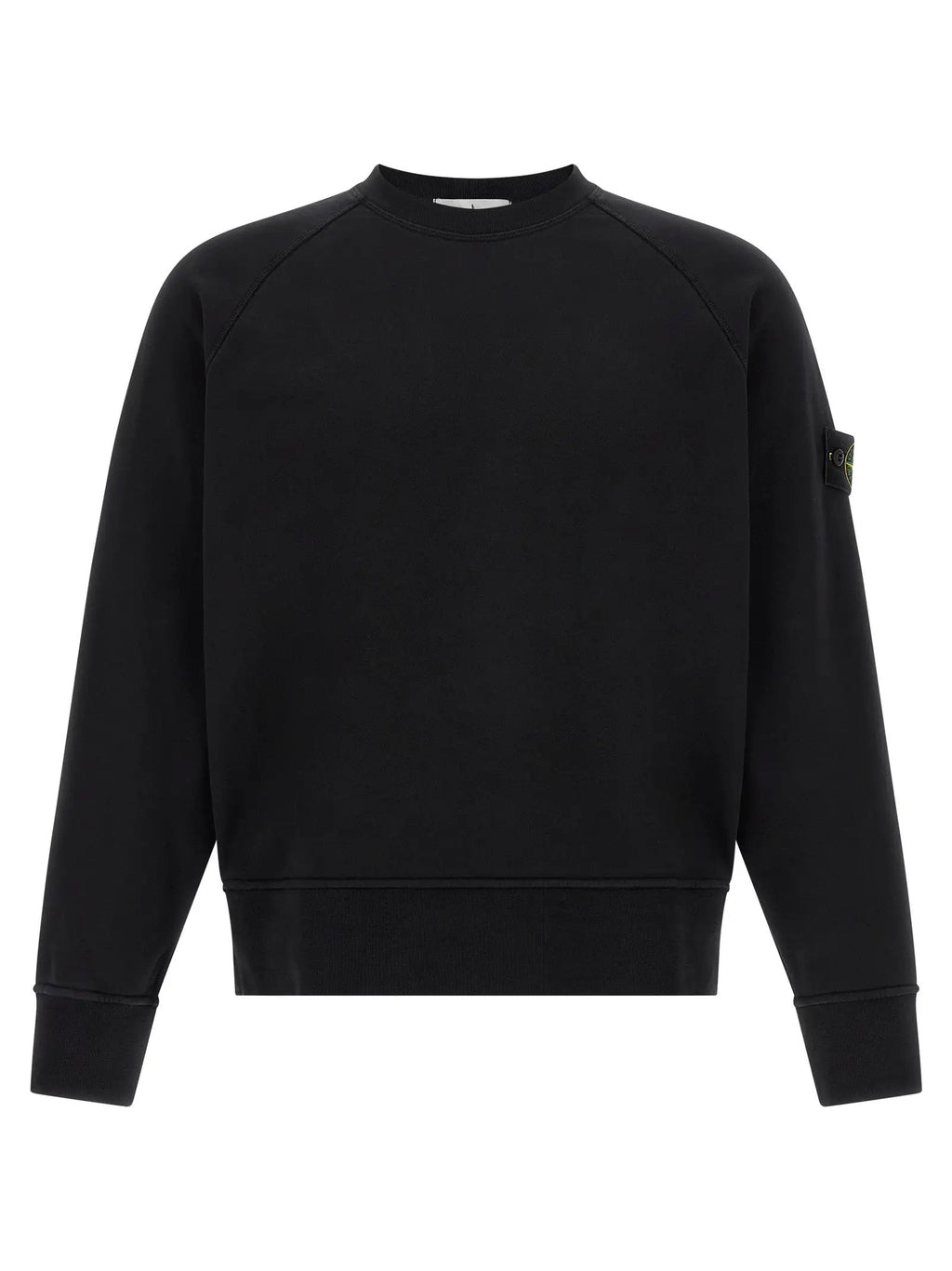 Stone Island Black Cotton Sweatshirt