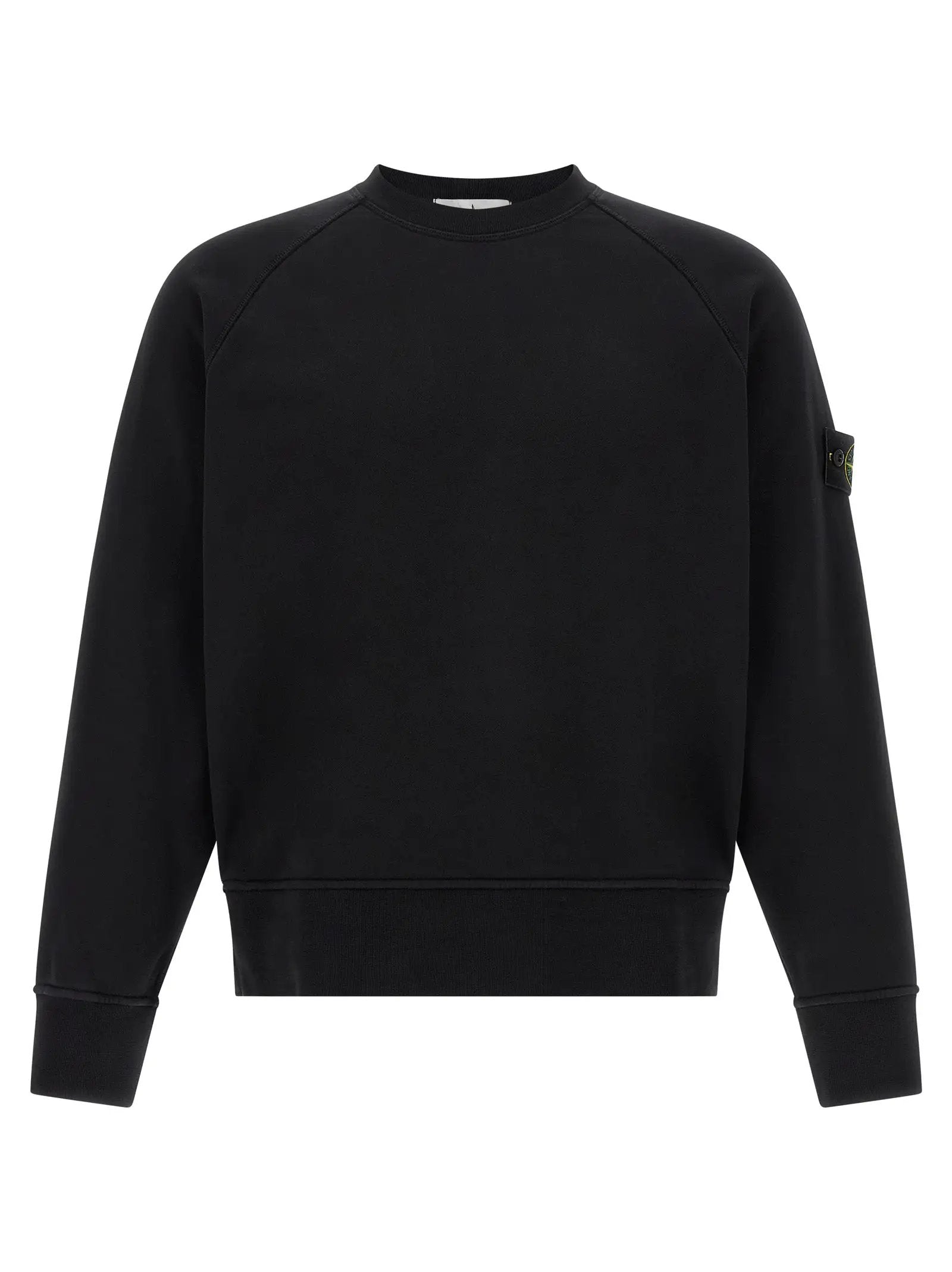 Stone Island Black Cotton Sweatshirt