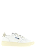 Autry Beige Cowhide Low Top Sneakers