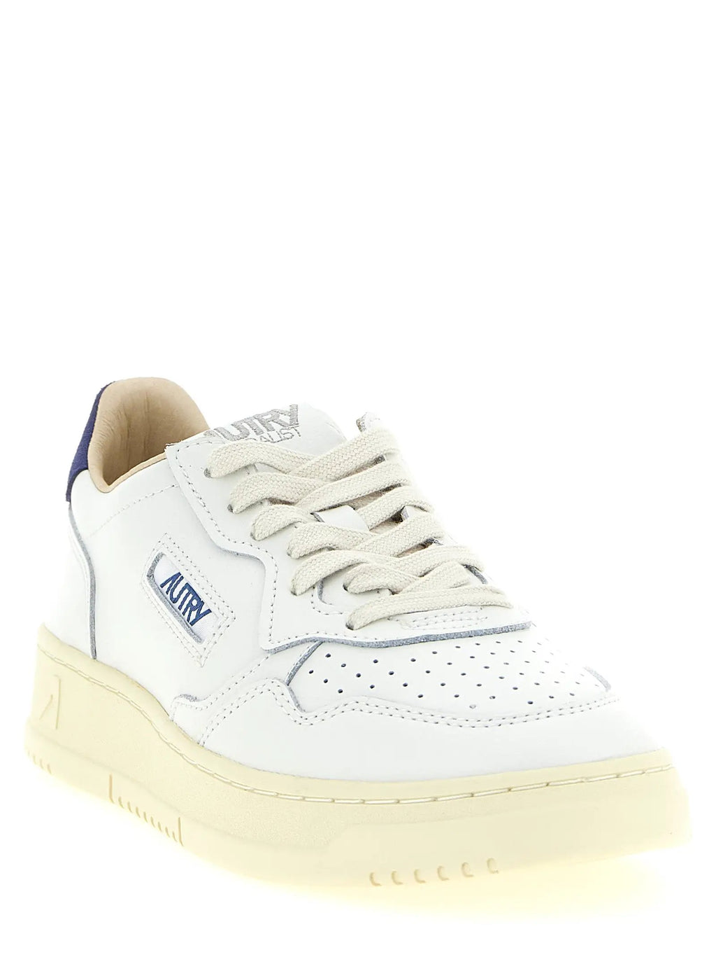 Autry Blue Cowhide Athletic Sneakers