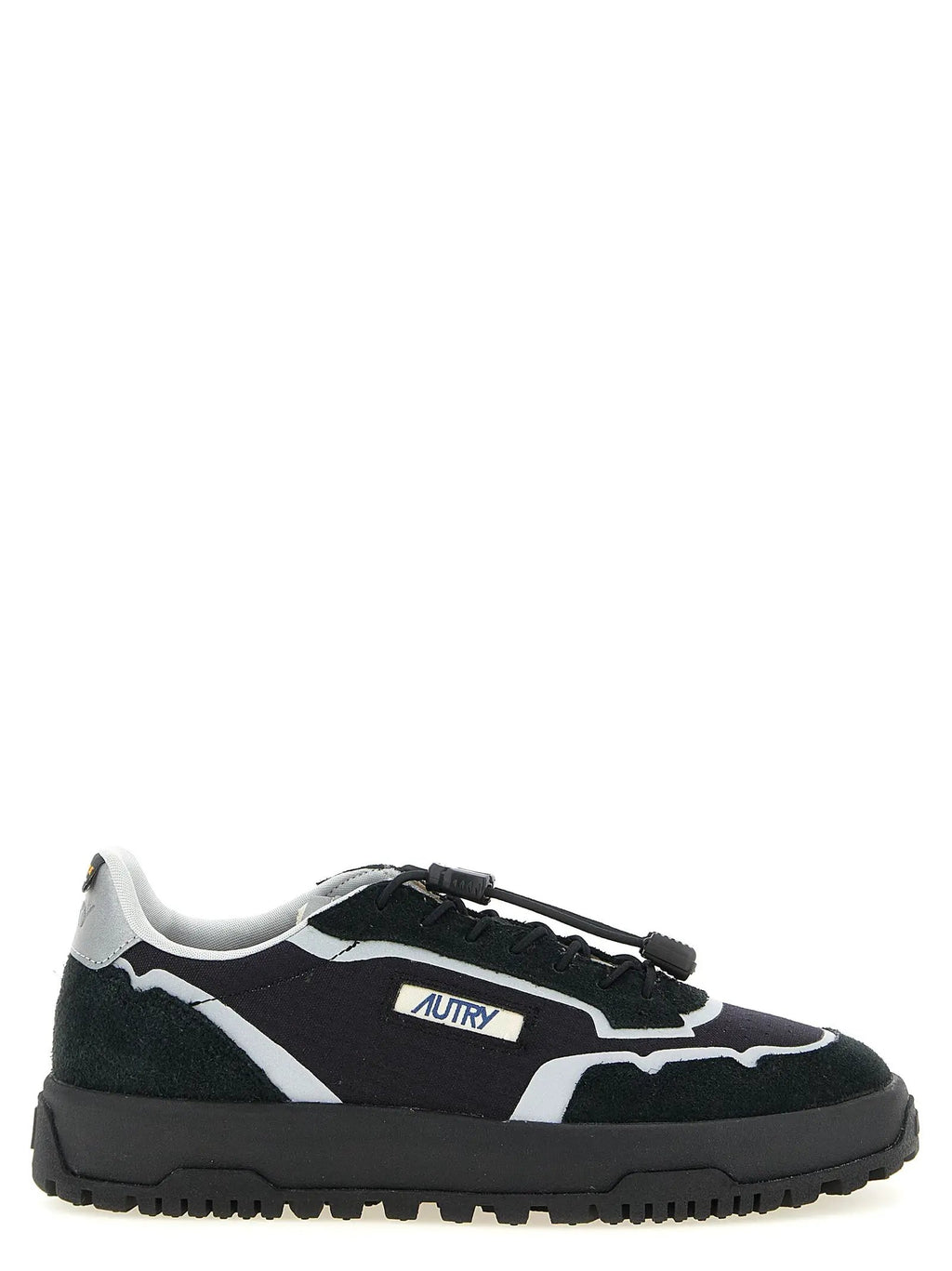 Autry Black Nylon Athletic Sneakers