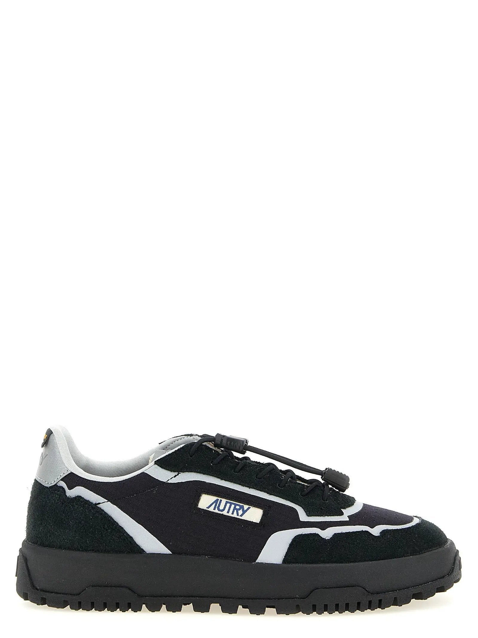 Autry Black Nylon Athletic Sneakers