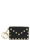 Valentino Garavani Black Calfskin Cardholder