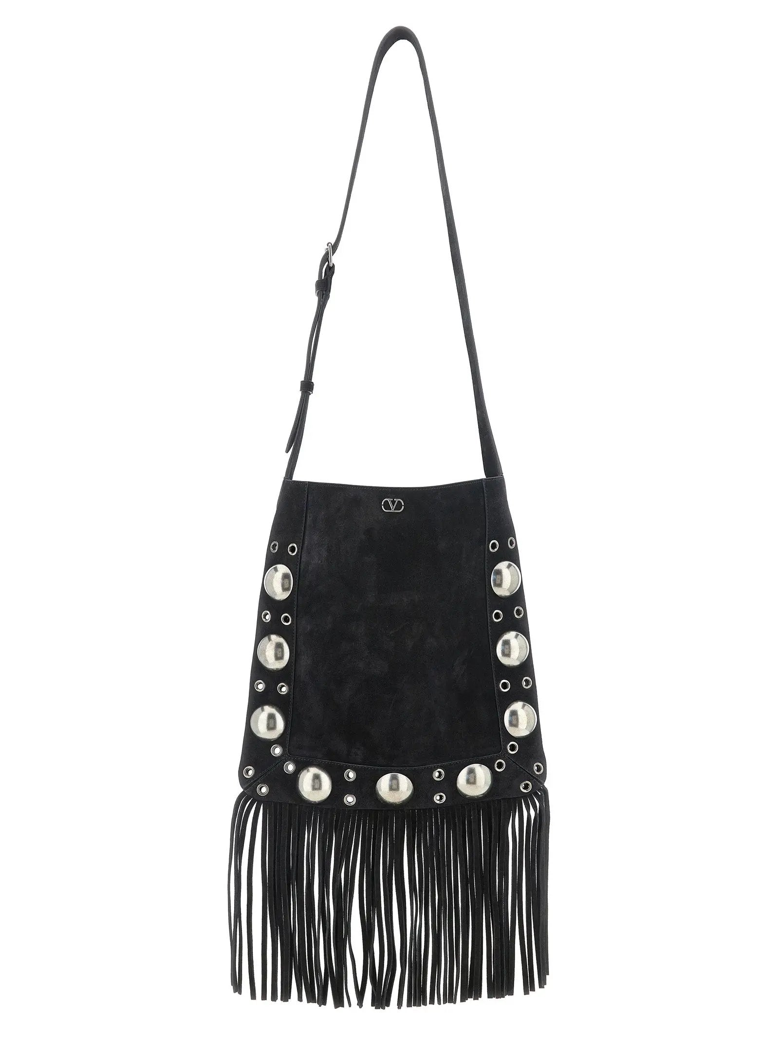 Valentino Garavani Black Calfskin Shoulder Bag
