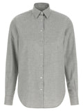 XACUS XACUS Gray Cotton Blouse