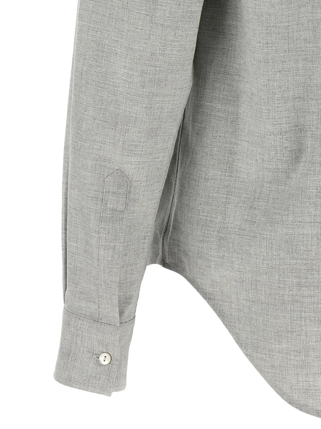XACUS XACUS Gray Cotton Blouse