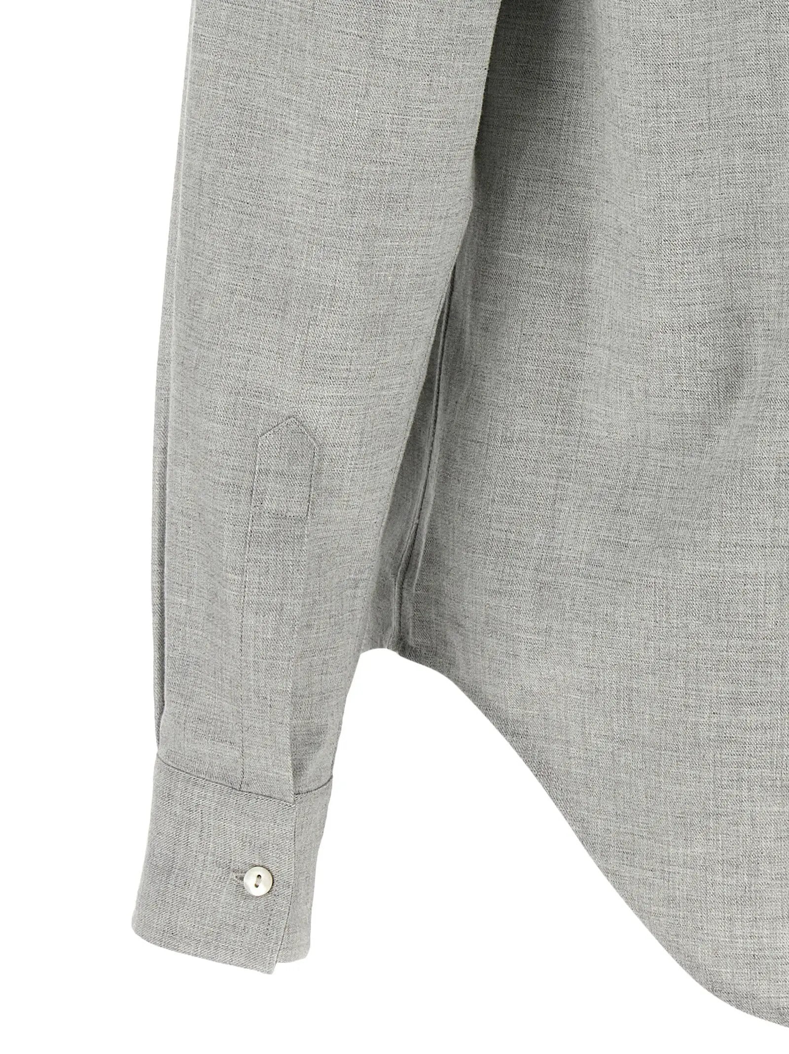 XACUS XACUS Gray Cotton Blouse