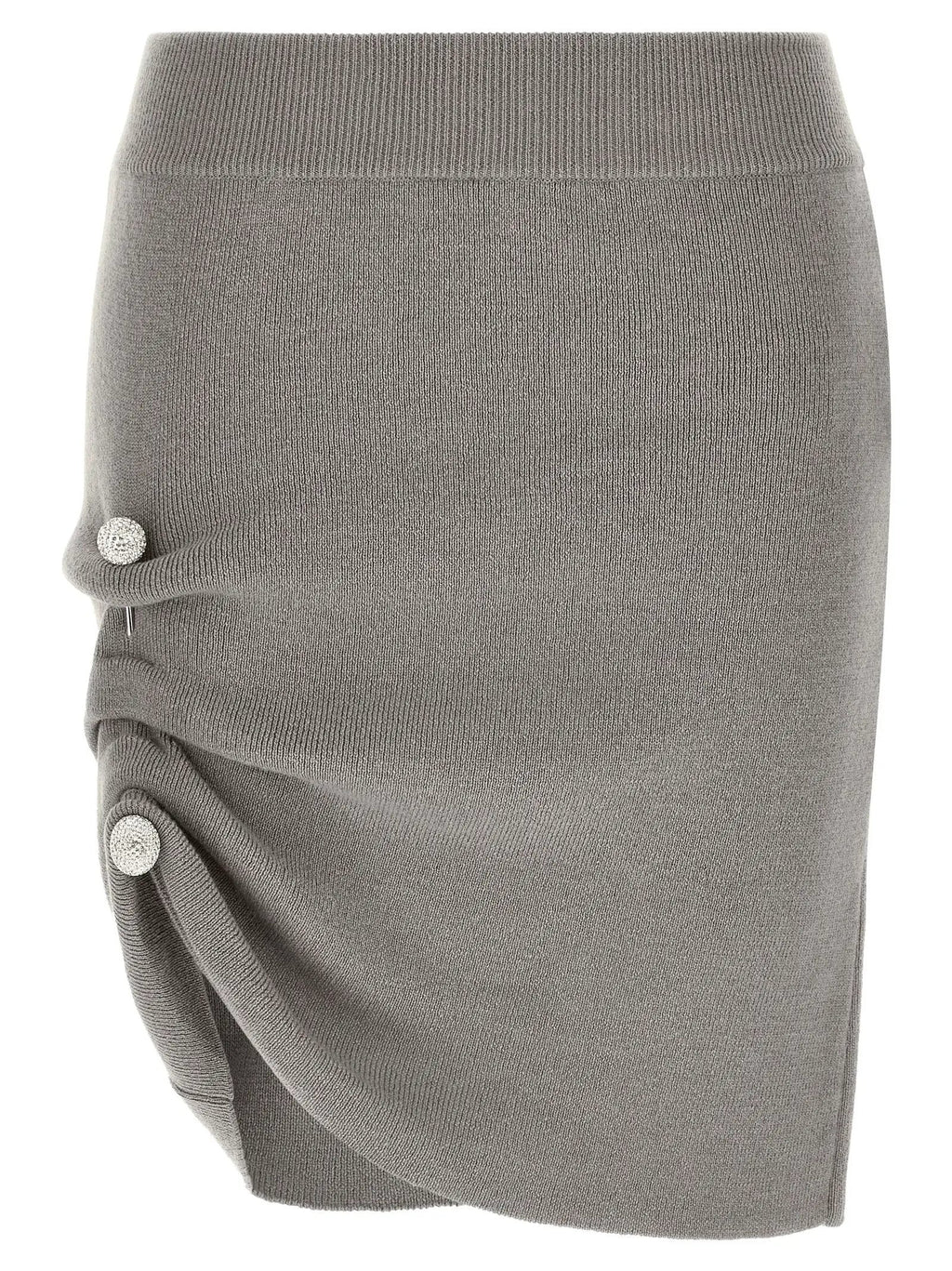 Giuseppe Di Morabito Giuseppe Di Morabito Gray Virgin Wool Long Skirt