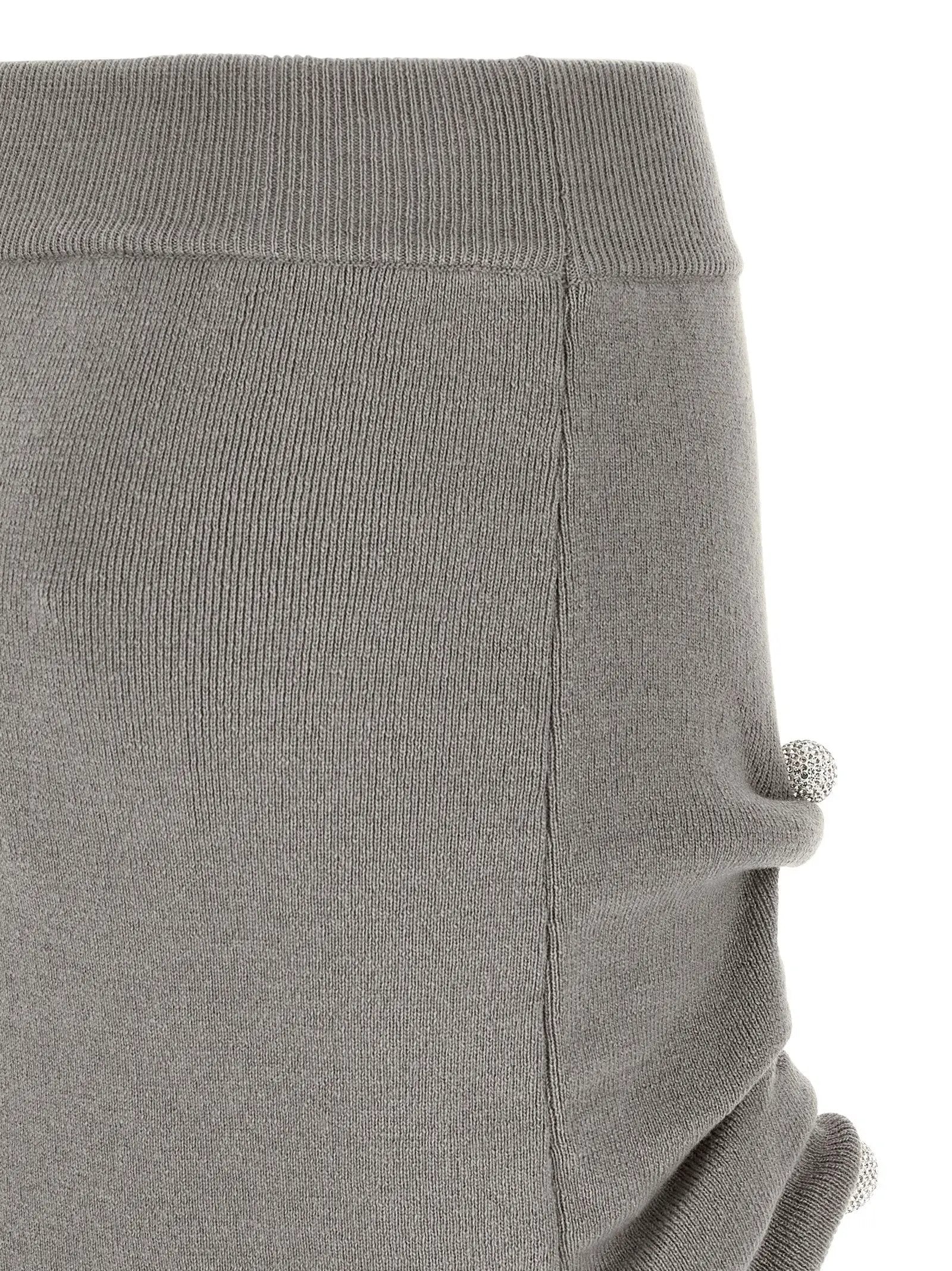 Giuseppe Di Morabito Giuseppe Di Morabito Gray Virgin Wool Long Skirt
