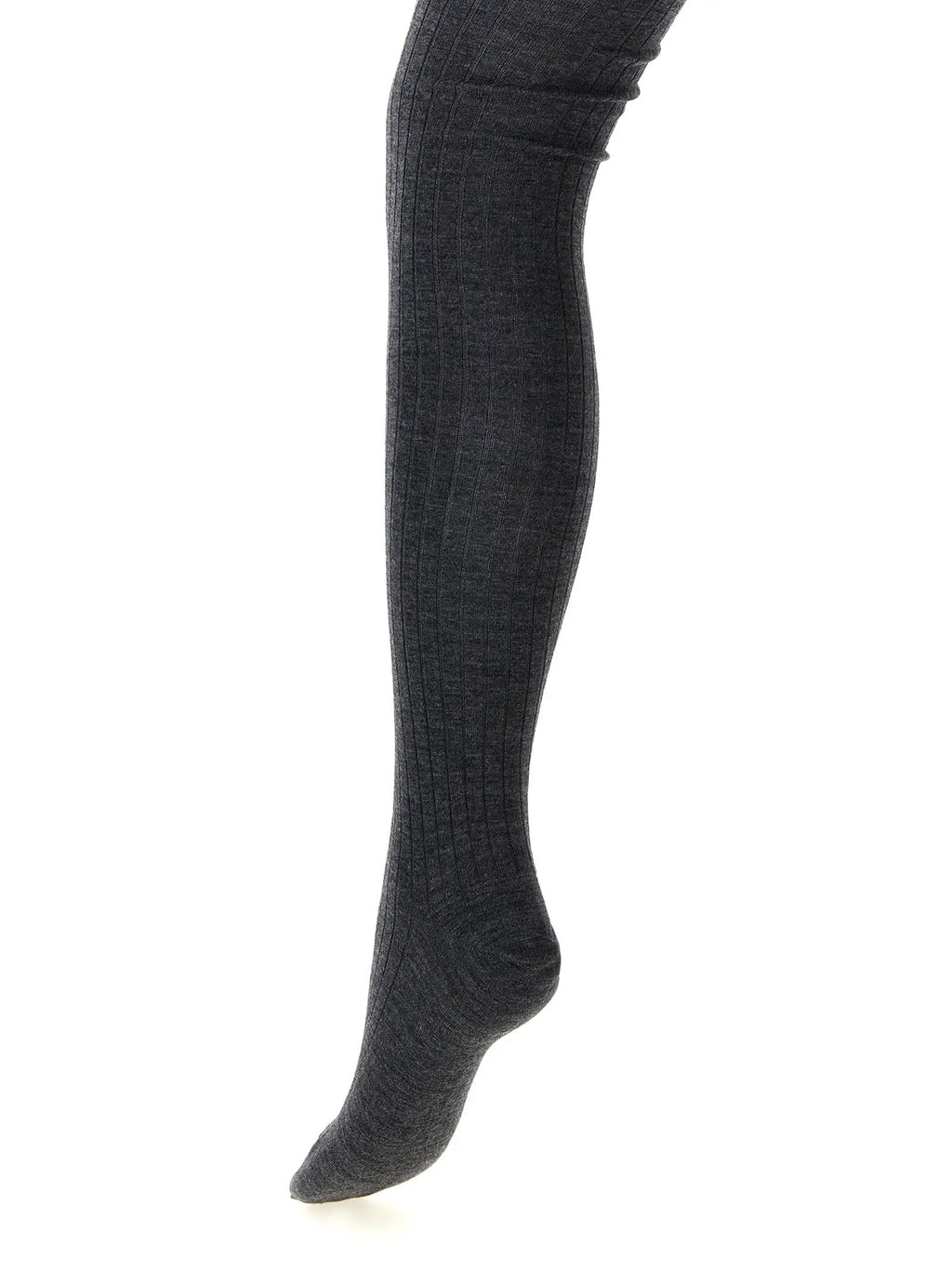 Jil Sander Gray Wool Socks