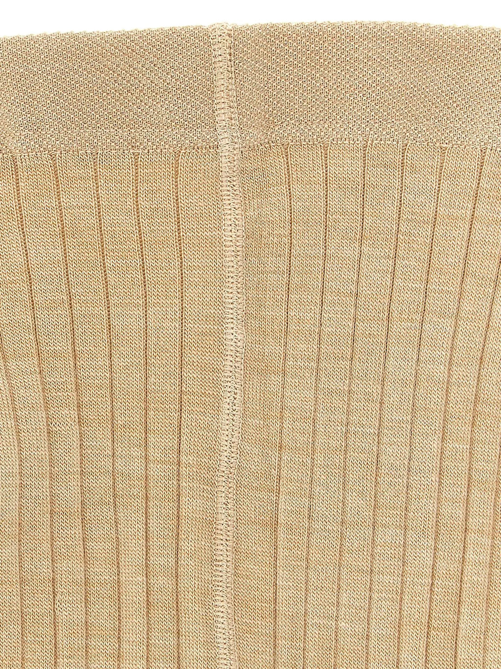 Jil Sander Beige Wool Socks
