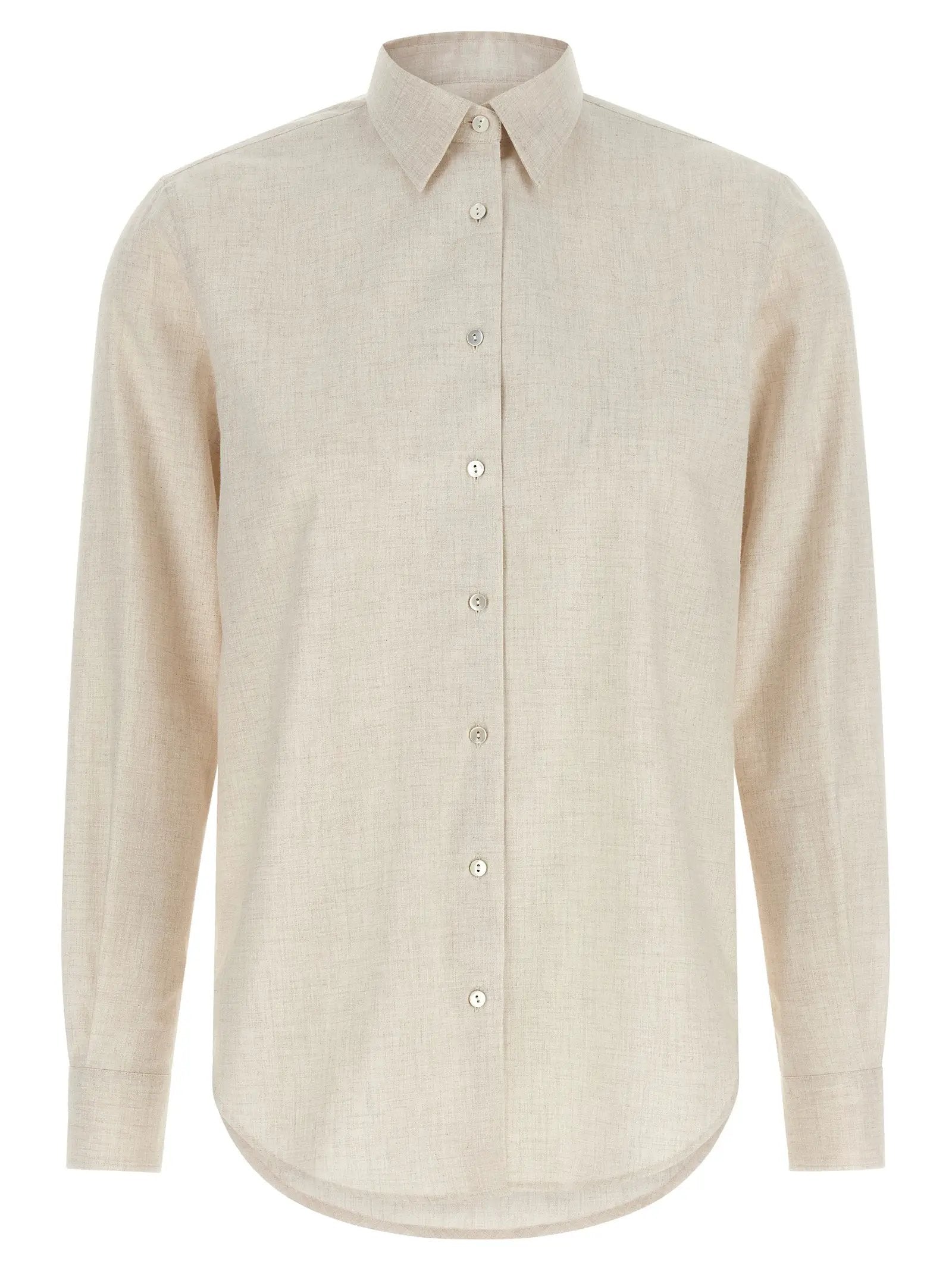 XACUS XACUS Beige Cotton Blouse