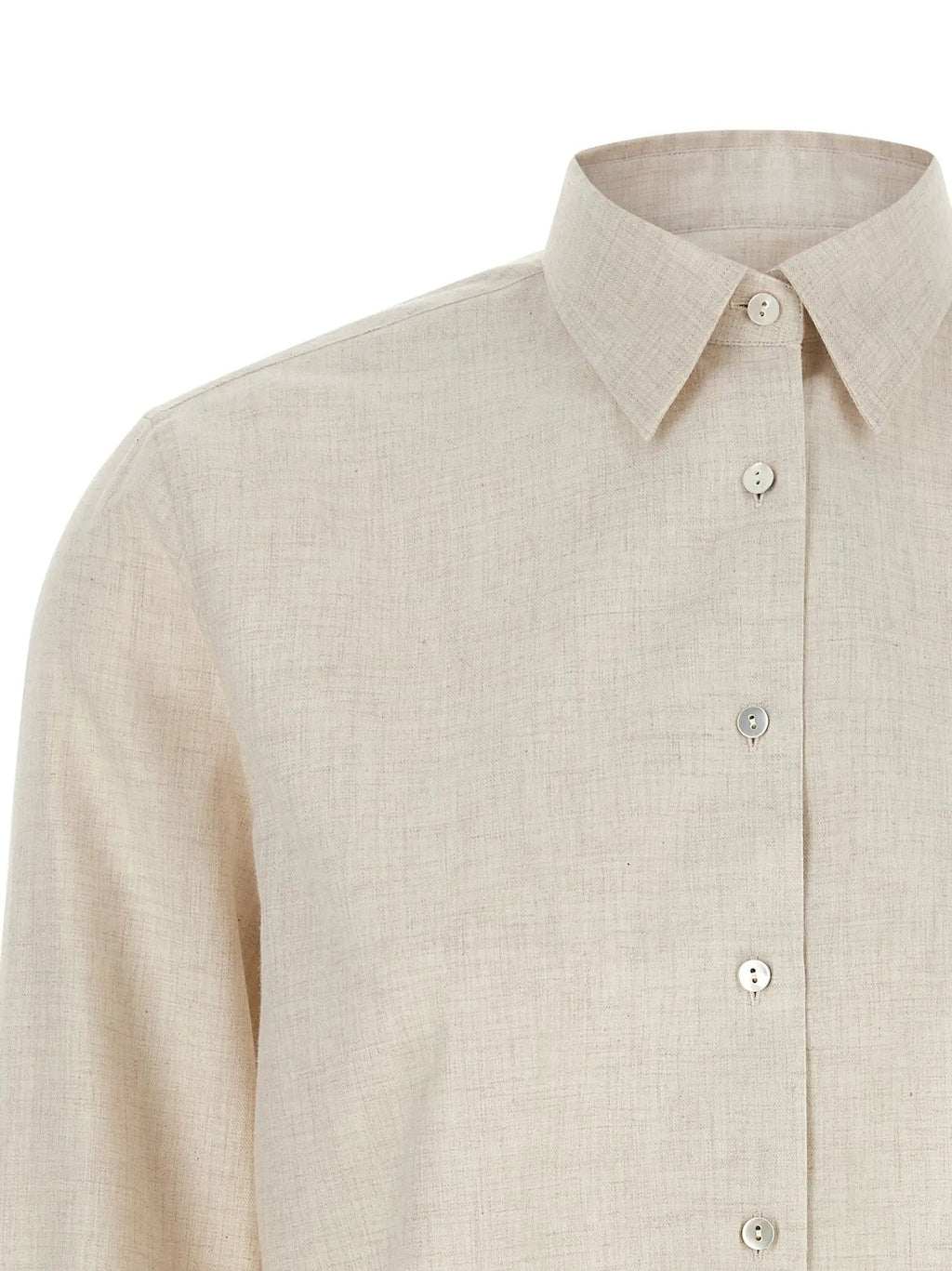 XACUS XACUS Beige Cotton Blouse