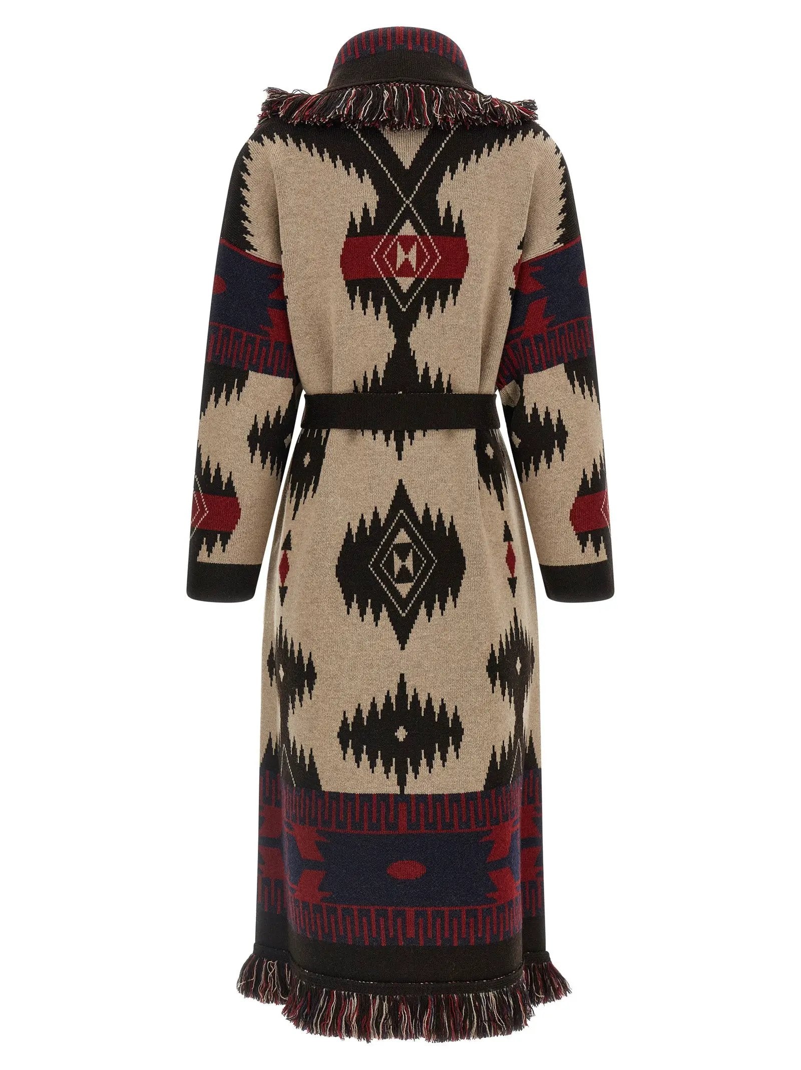 Alanui Multicolor Virgin Wool Coat