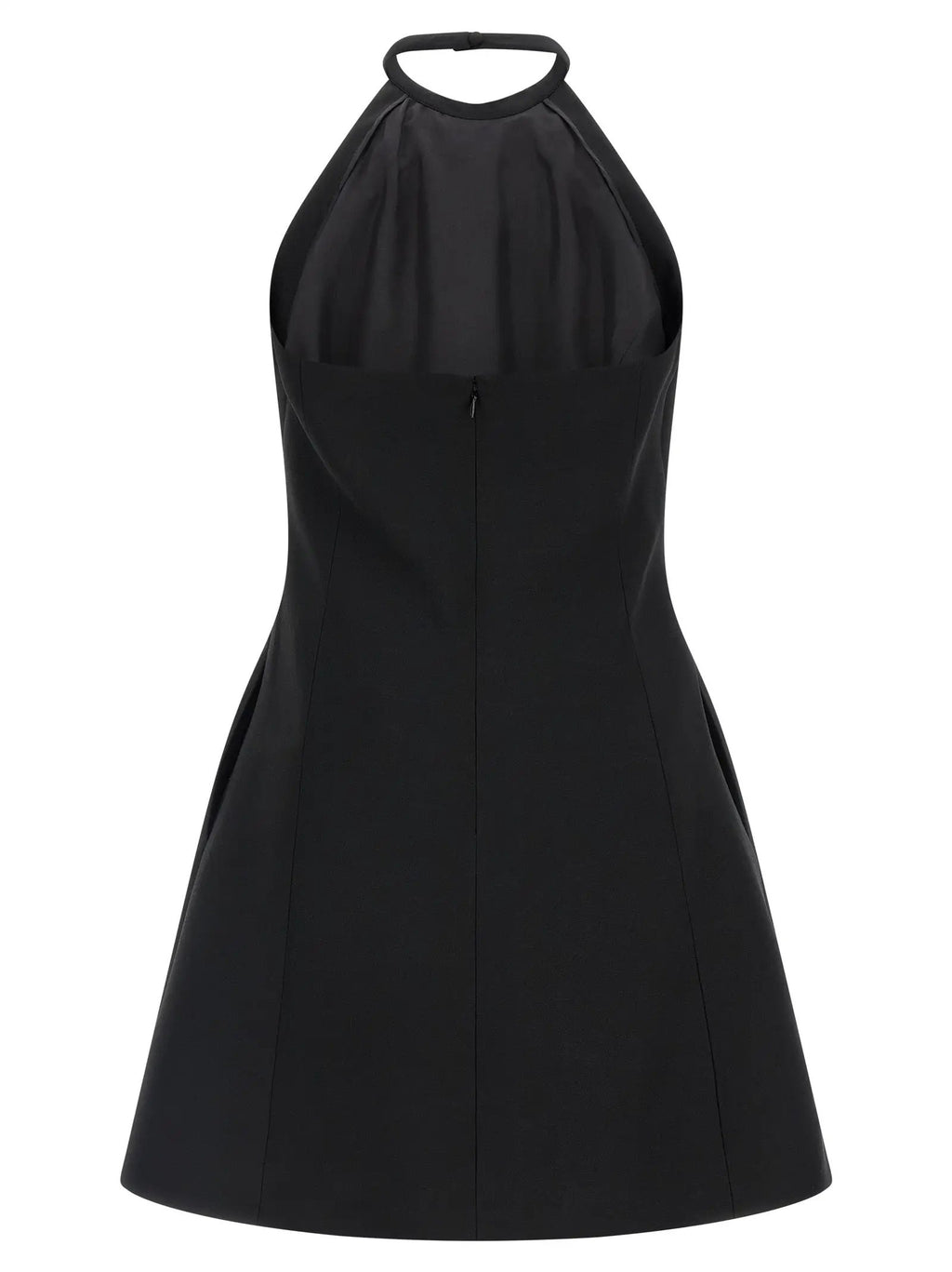 Valentino Garavani Black Virgin Wool Short Dress