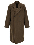 Lemaire Brown Wool Coat