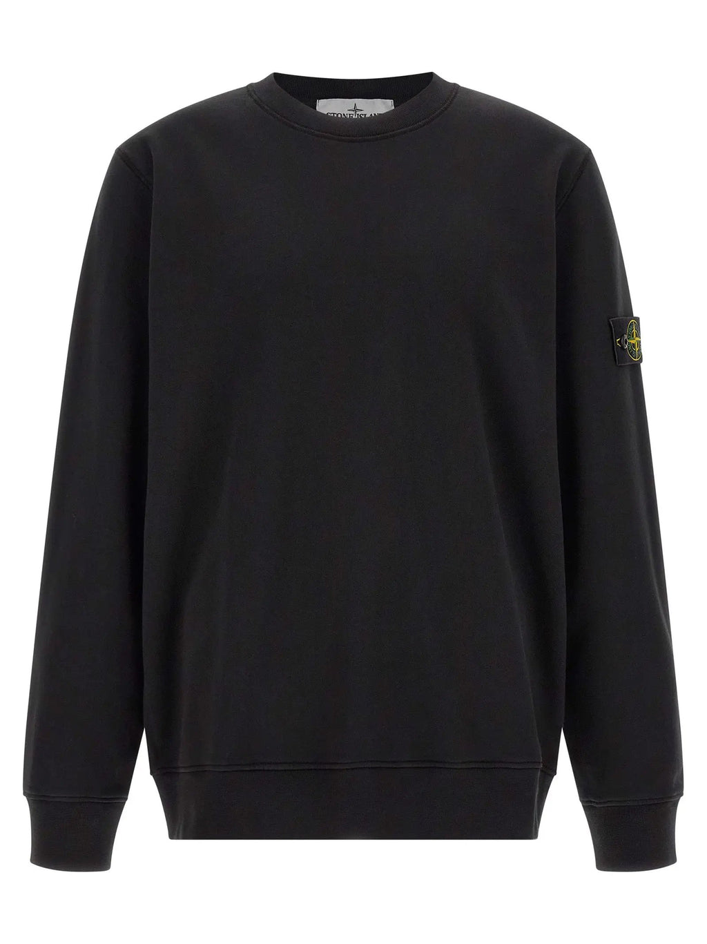 Stone Island Black Cotton Sweatshirt