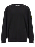Stone Island Black Cotton Sweatshirt