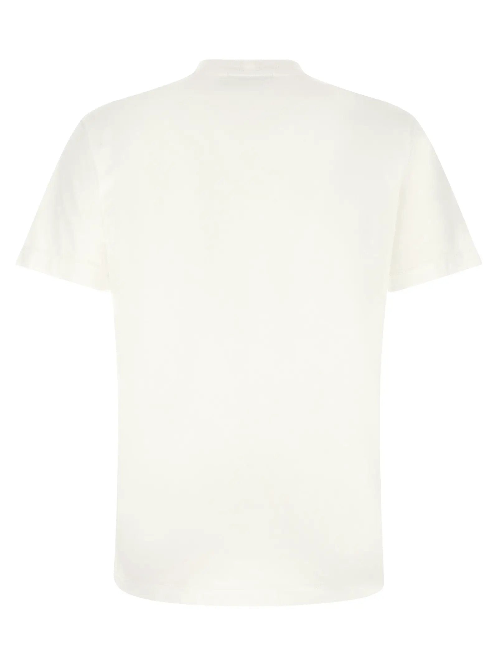 Stone Island White Cotton T-Shirt