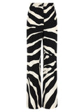 Dolce & Gabbana Bicolor Viscose Casual Pants