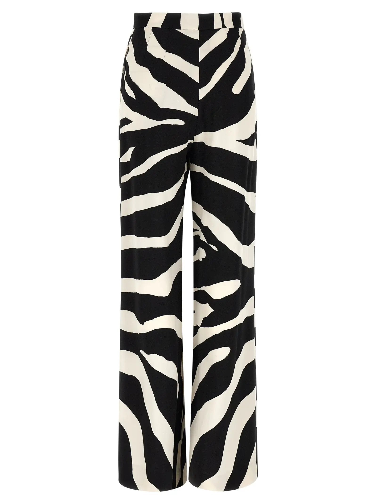 Dolce & Gabbana Bicolor Viscose Casual Pants