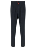 Kiton Blue Wool Pants