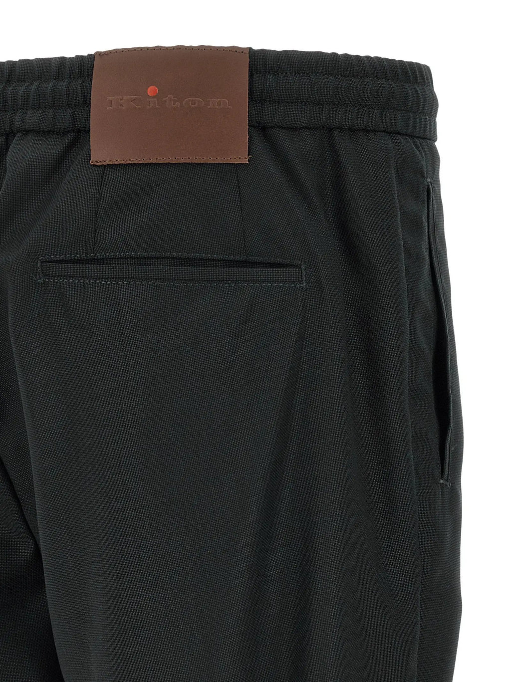 Kiton Gray Wool Casual Pants