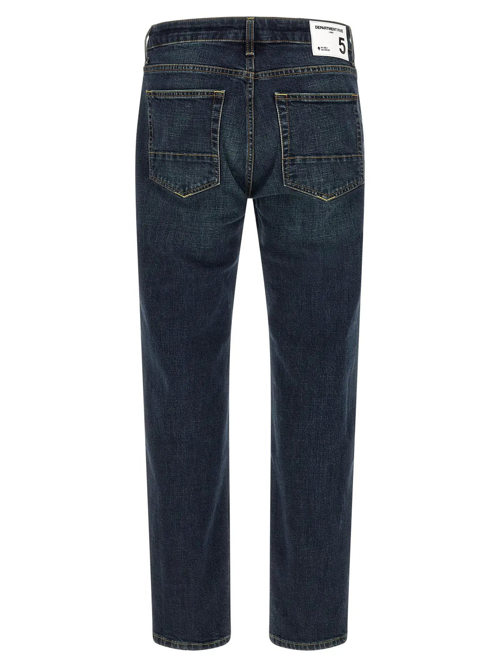 Department 5 Blue Cotton Straight-Leg Jeans