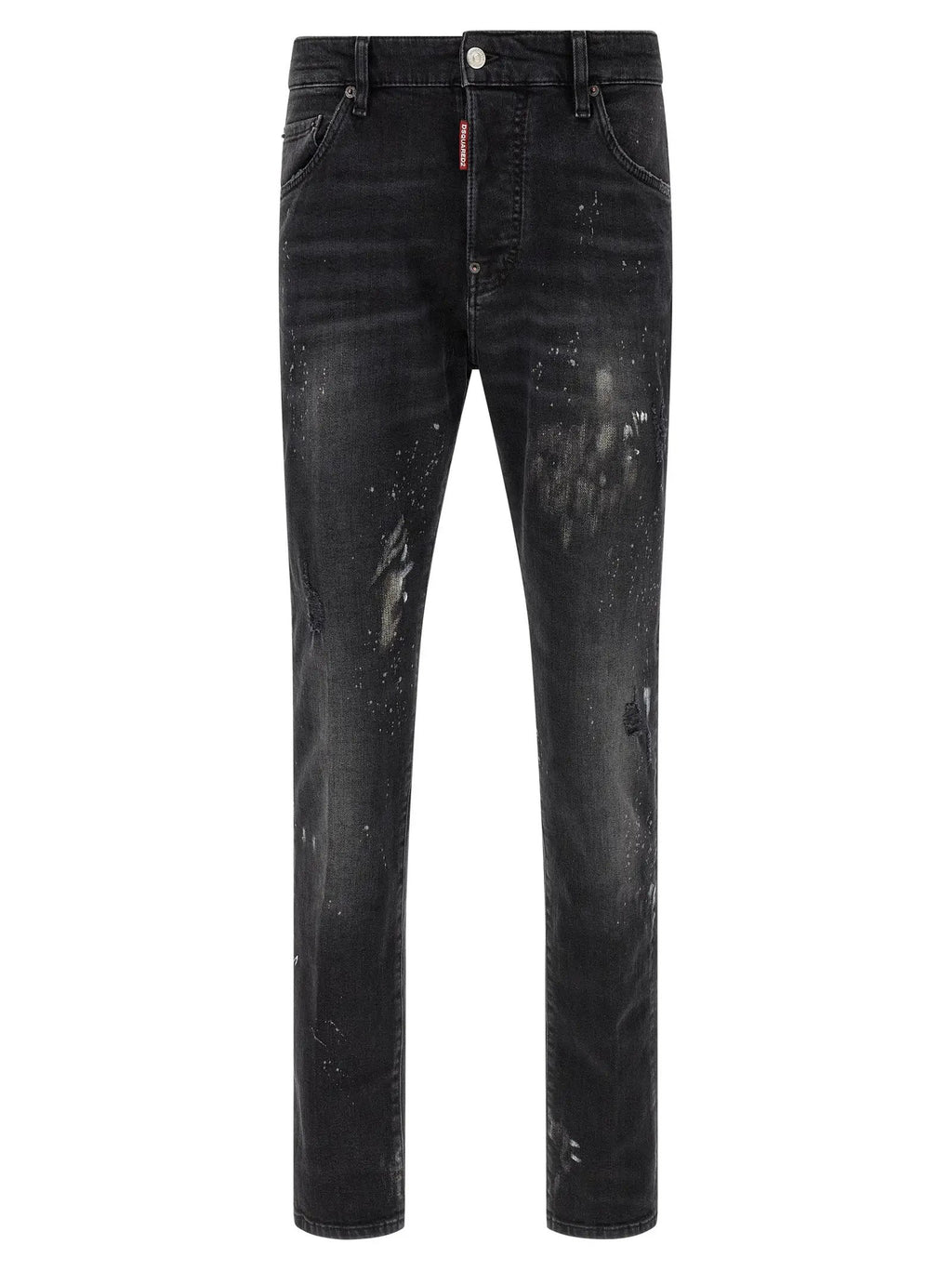 Dsquared² Black Cotton Slim Fit Jeans