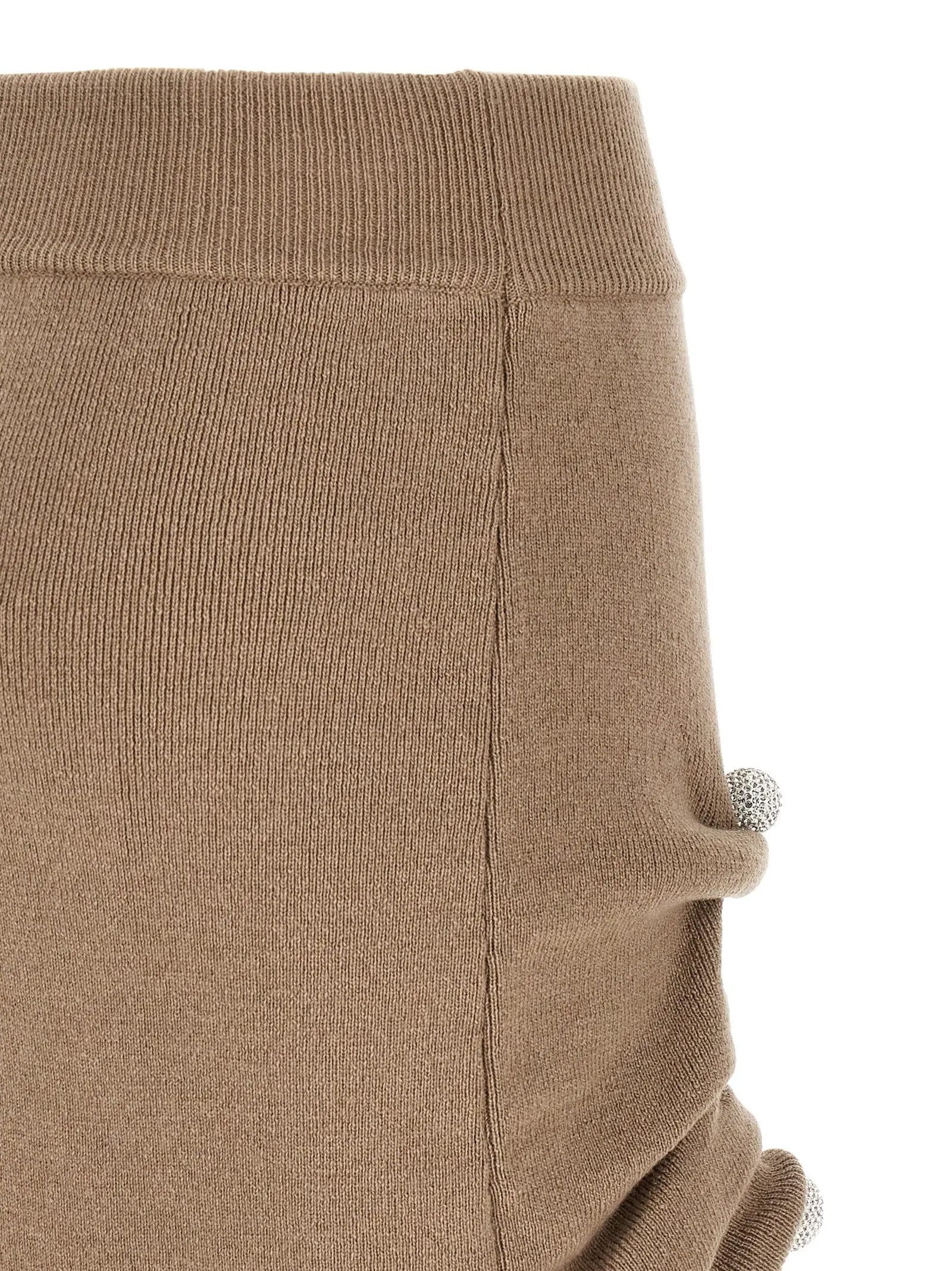 Giuseppe Di Morabito Giuseppe Di Morabito Beige Virgin Wool Long Skirt