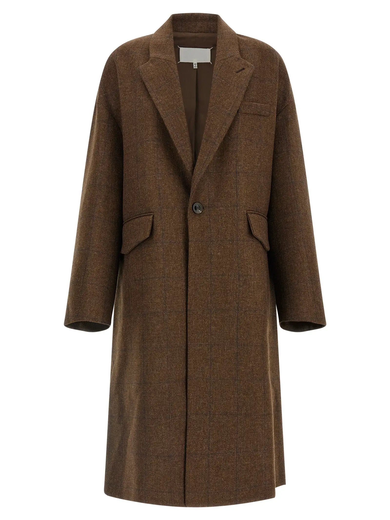 Maison Margiela Brown Wool Coat