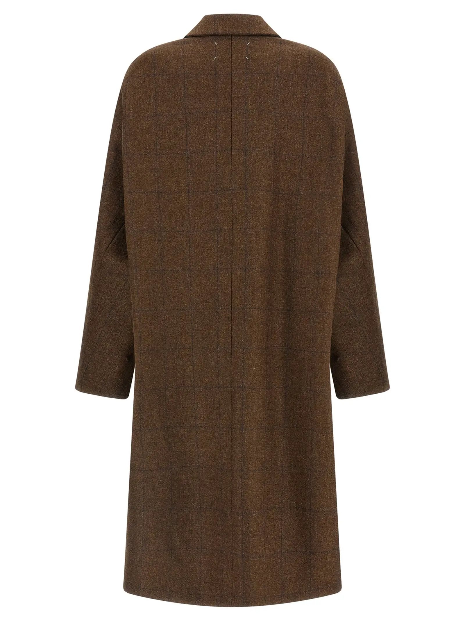 Maison Margiela Brown Wool Coat