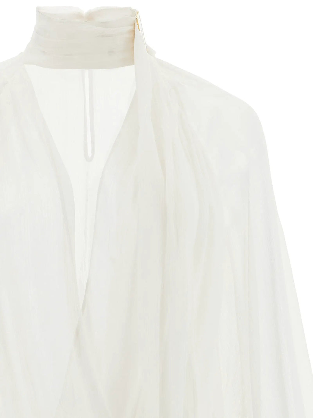 Elisabetta Franchi White Viscose Bodysuit