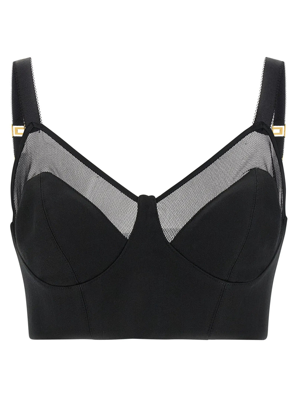 Elisabetta Franchi Black Virgin Wool Tank Tops