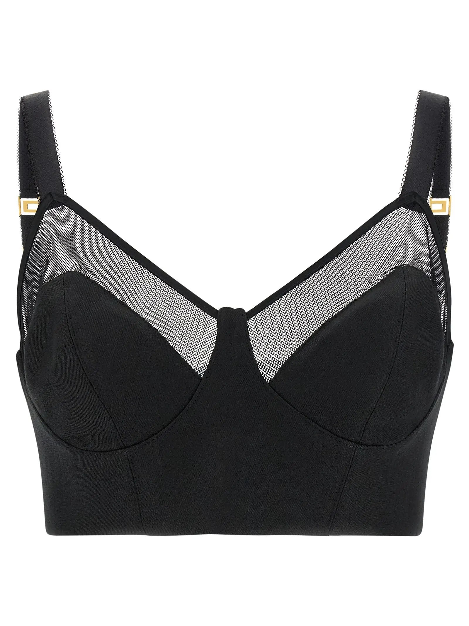 Elisabetta Franchi Black Virgin Wool Tank Tops