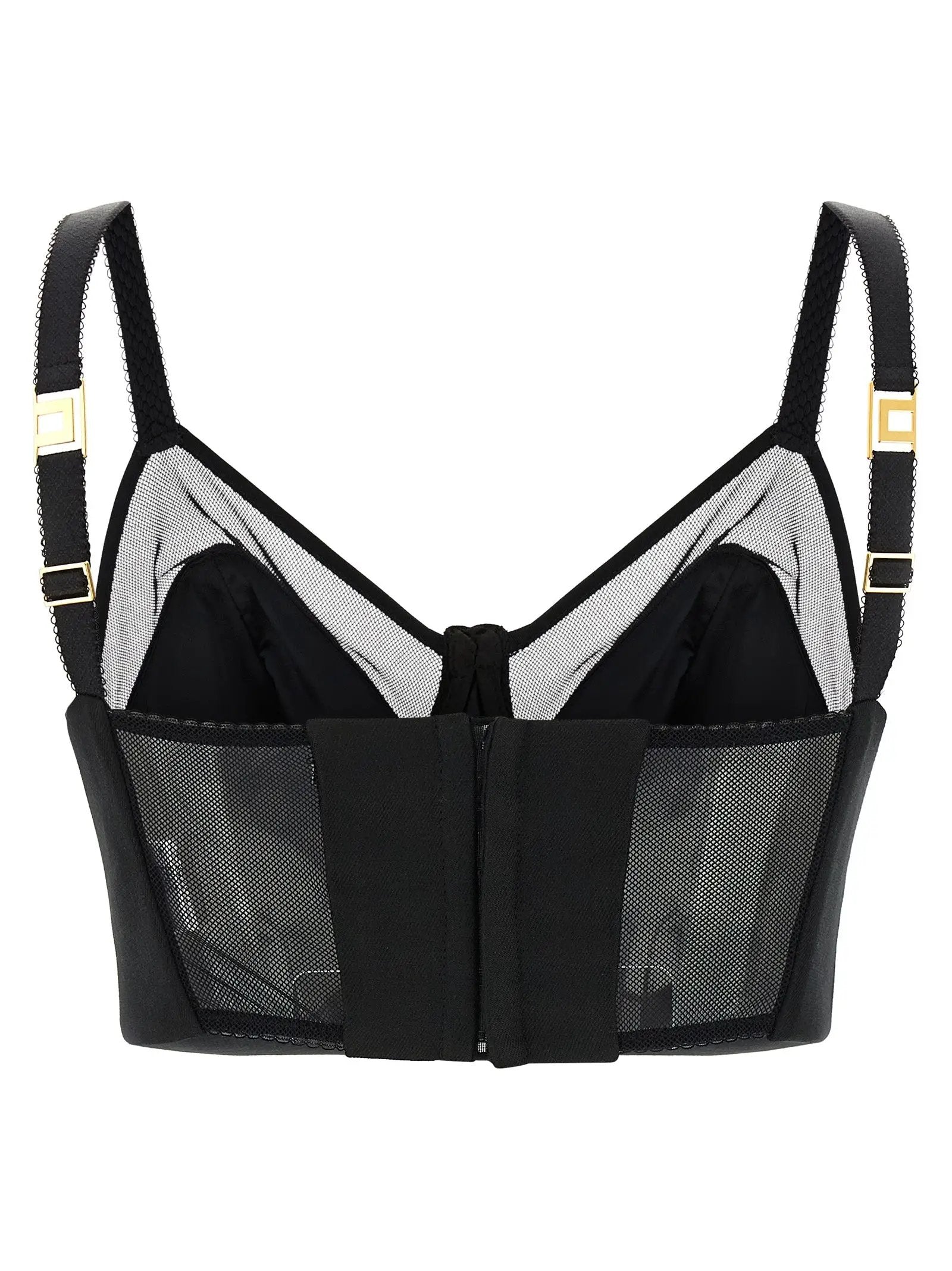 Elisabetta Franchi Black Virgin Wool Tank Tops