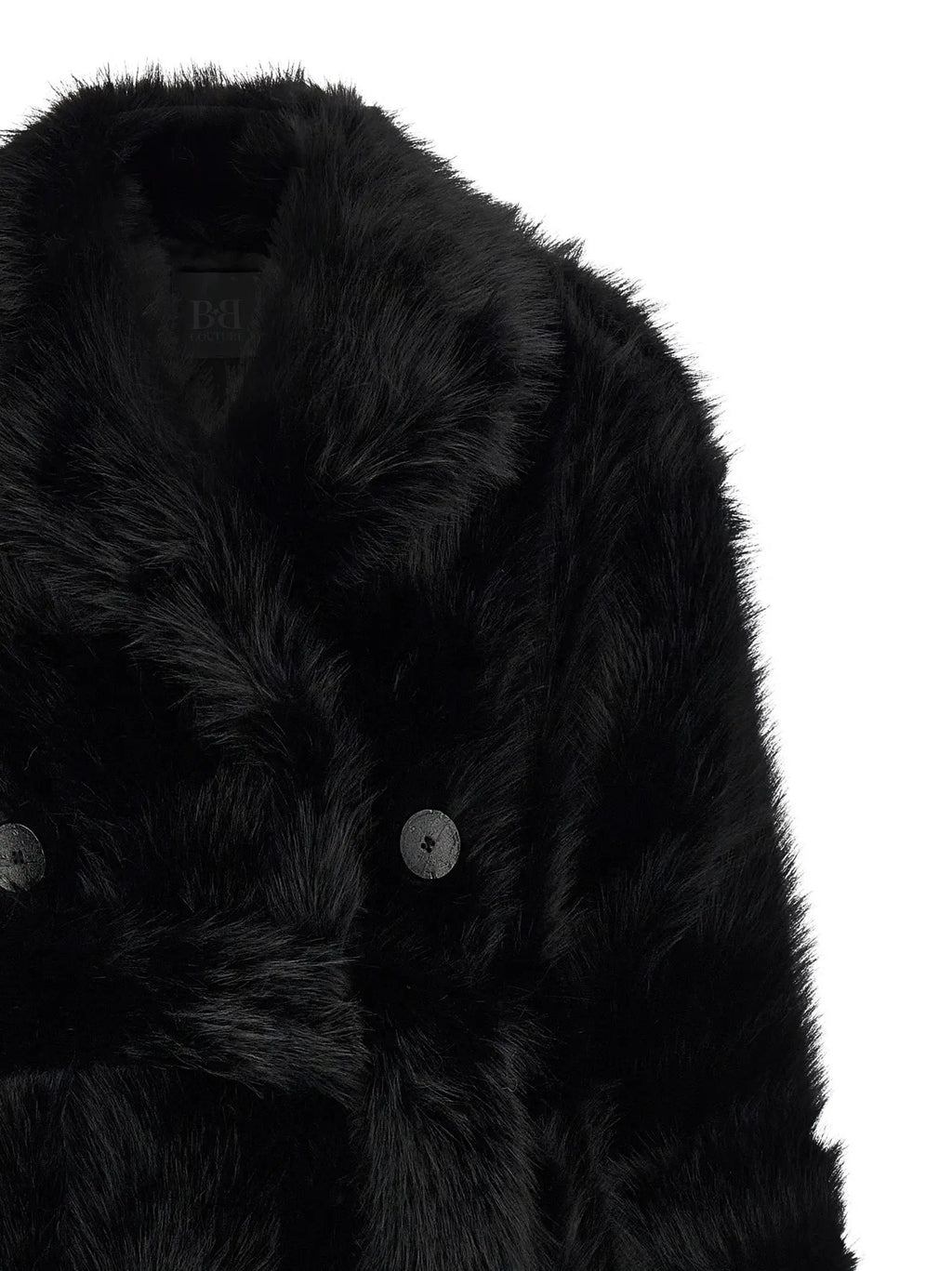 B&B COUTURE Black Polyester Coat