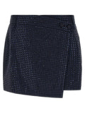 PINKO Blue Polyester Long Skirt
