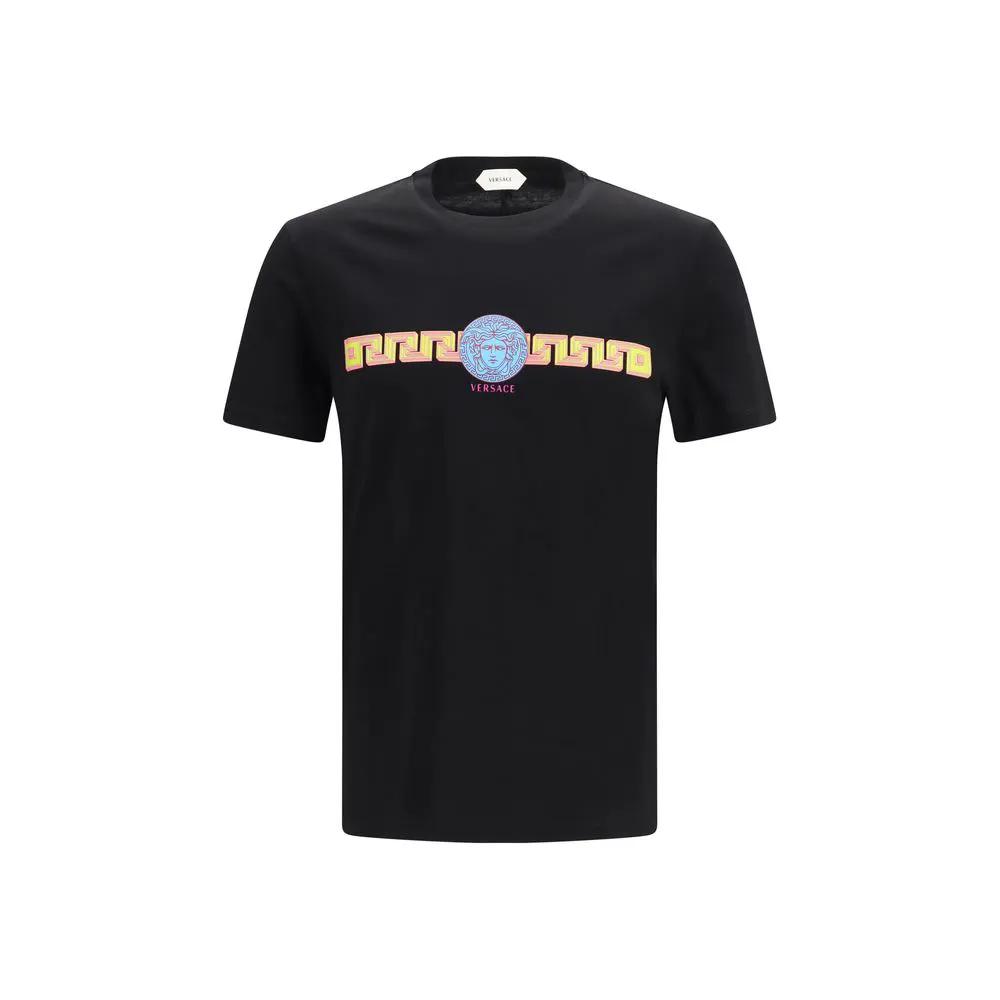 Versace Black Cotton T-Shirt