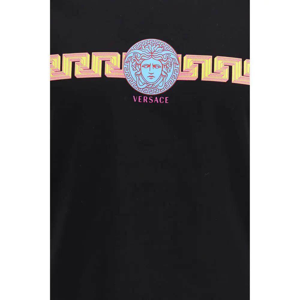 Versace Black Cotton T-Shirt
