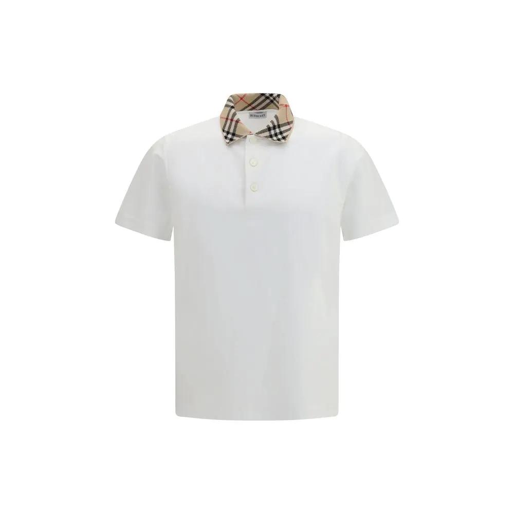 Burberry White Cotton Top