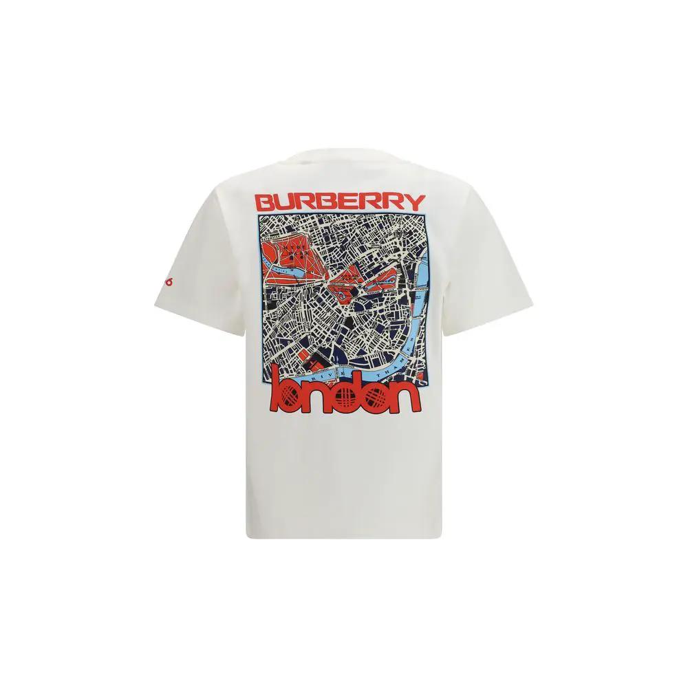 Burberry White Cotton T-Shirt