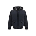 Moose Knuckles Black Nylon Full-Length Jacket