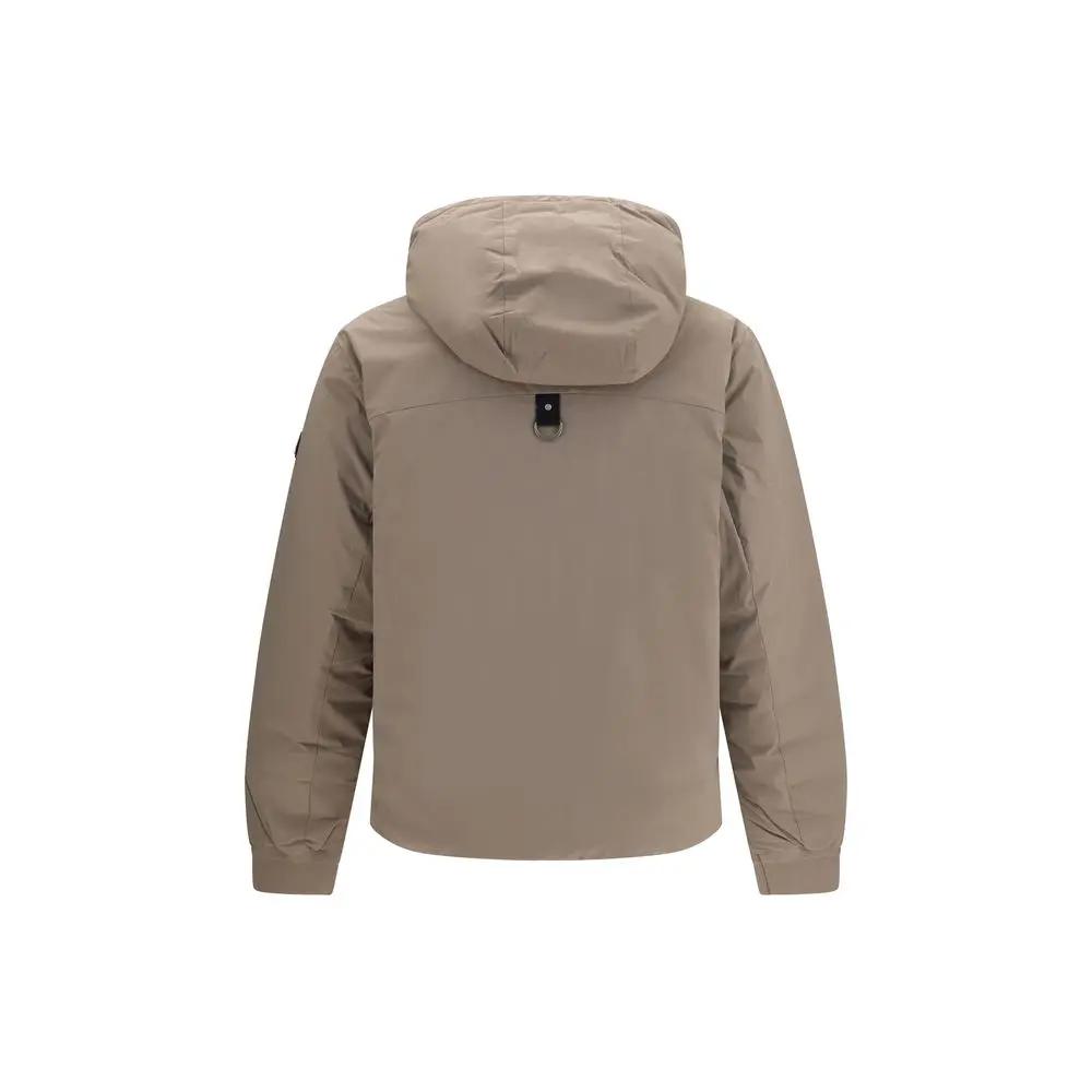 Moose Knuckles Beige Nylon Full-Length Jacket