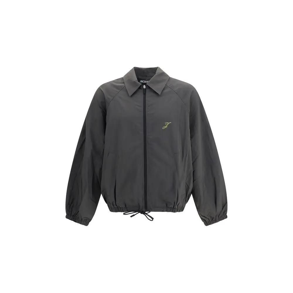 Jacquemus Gray Polyamide Full-Length Jacket