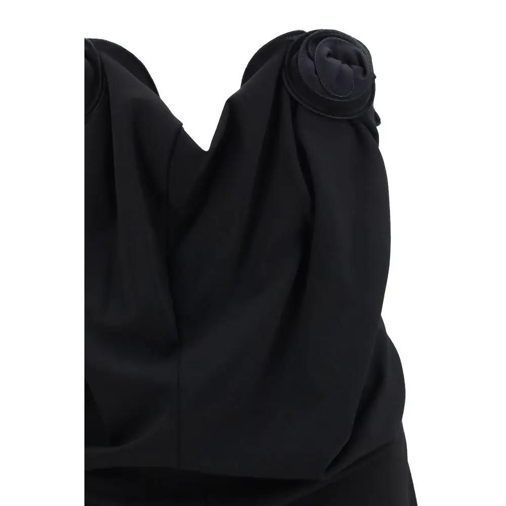 Magda Butrym Black Wool Oves Aries Cocktail Dress