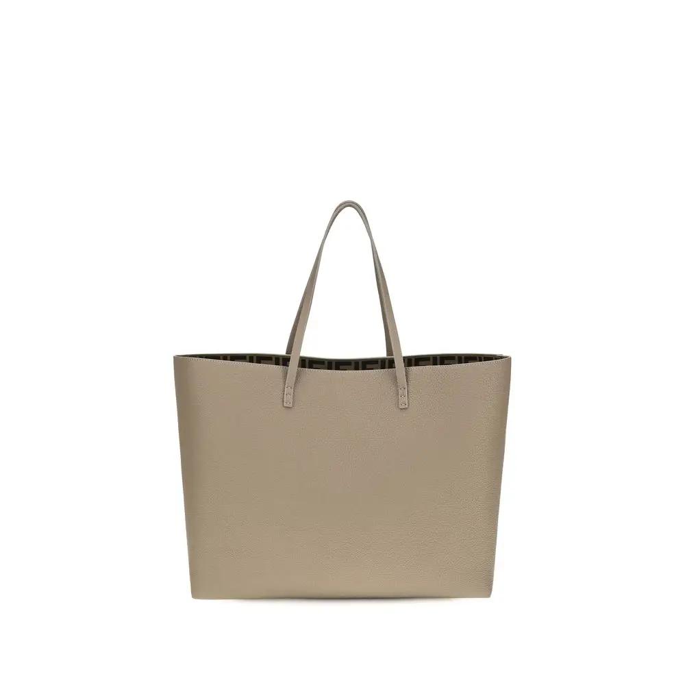 Fendi Beige Calf Leather Bos Taurus Shoulder Bag